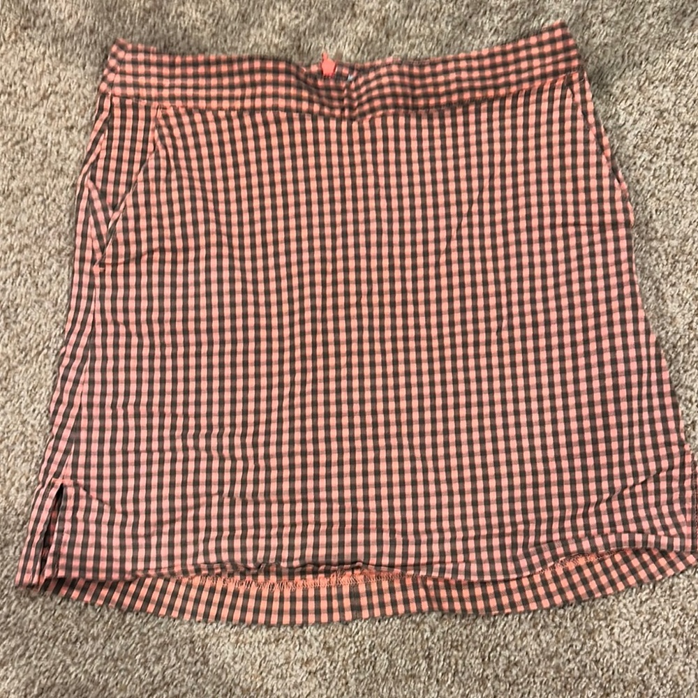 Lady Hagen Pink and Green Mini Golf Skirt